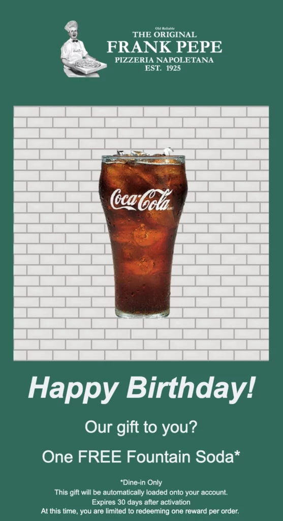 Frank Pepe Birthday 2025