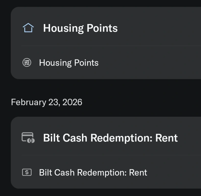 BILT 2.0 Rent Payment with BILT Cash