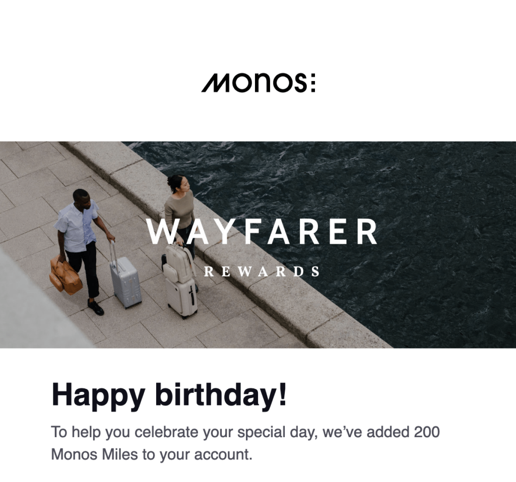 MONOS Birthday Gift 2023