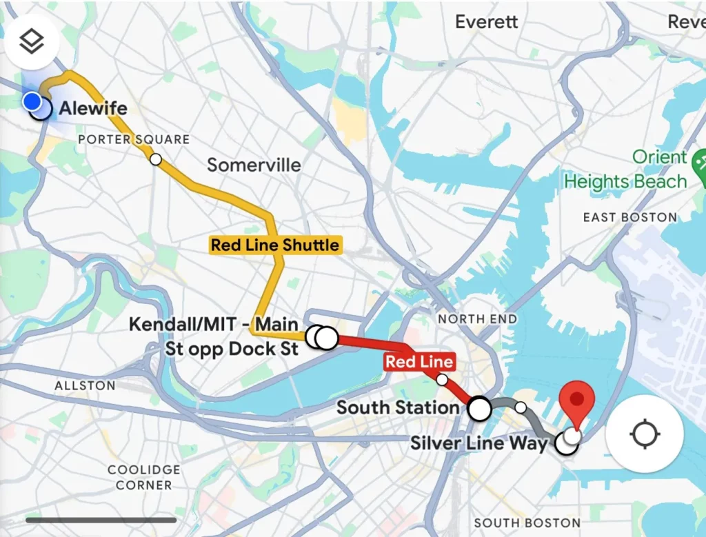 MBTA Red Line July 2024 Shuttle Schedule Route