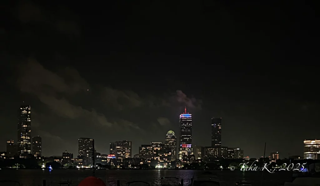 Boston Skyline Night